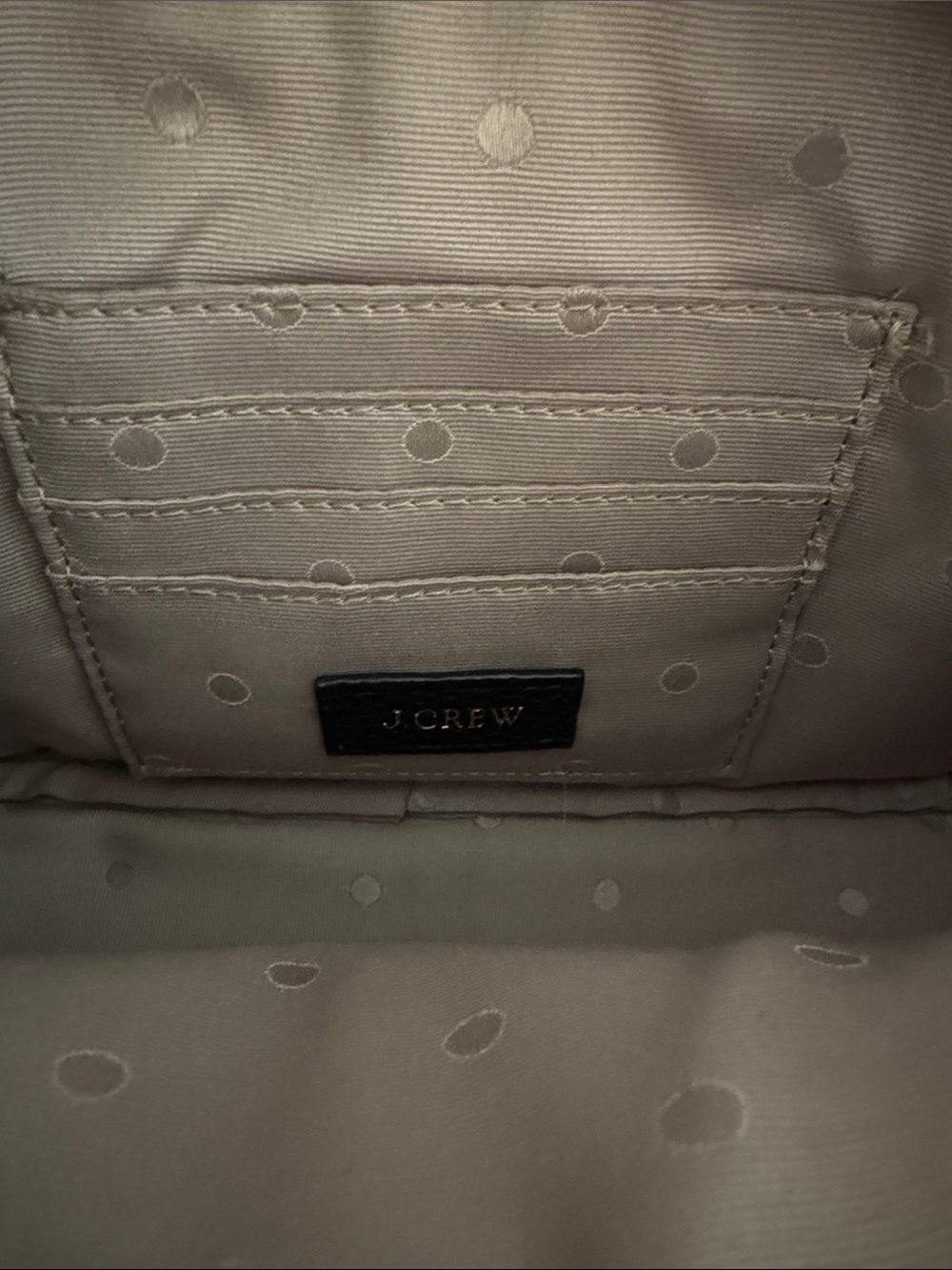 J. Crew Black Pebbled Leather Crossbody Bag - Picture 2 of 3